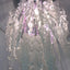 Murano glass cascade chandelier by AV Mazzega 1970s