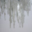 Murano glass cascade chandelier by AV Mazzega 1970s