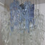 Murano glass cascade chandelier by AV Mazzega 1970s