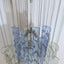 Murano glass cascade chandelier by AV Mazzega 1970s