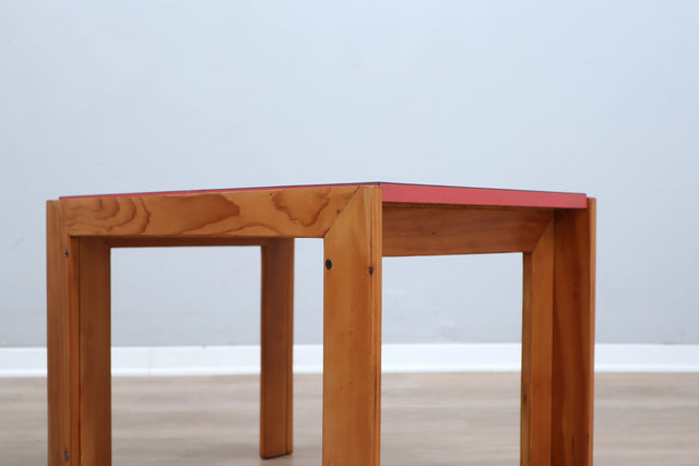 Tavolini Mod. 778 Afra & Tobia Scarpa Tables basses Cassina bed side Larch Wood coffee table 