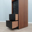 Afra & Tobia Scarpa walnut drawers cabinet MAXALTO 1970s.