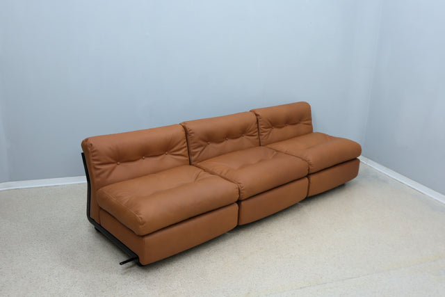 AMANTA leather armchairs Mario Bellini for C&B 1960s