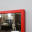 intage Kartell Mod. 4727 red ABS mirror, 1970s. Specchio rosso Anna Castelli Kartell. Miroir rouge design italien. Roter Design Spiegel