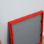 intage Kartell Mod. 4727 red ABS mirror, 1970s. Specchio rosso Anna Castelli Kartell. Miroir rouge design italien. Roter Design Spiegel