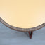 Augusto Romano round beech and straw side table 194Os