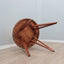 Augusto Romano round beech and straw side table 194Os