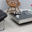 Mirrored glass coffee table NY FORM 1960s