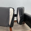 Afra & Tobia Scarpa "Bastiano" 3-seater sofa for Gavina 1960s black Leather