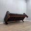 Afra & Tobia Scarpa "Bastiano" 3-seater sofa for Gavina 1960s black Leather