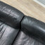 Afra & Tobia Scarpa "Bastiano" 3-seater sofa for Gavina 1960s black Leather