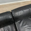 Afra & Tobia Scarpa "Bastiano" 3-seater sofa for Gavina 1960s black Leather