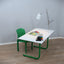 Bieffeplast desk 1960s Joe Colombo attributed – Italian design green metal frame / bureau design italien / escritorio vintage itali
