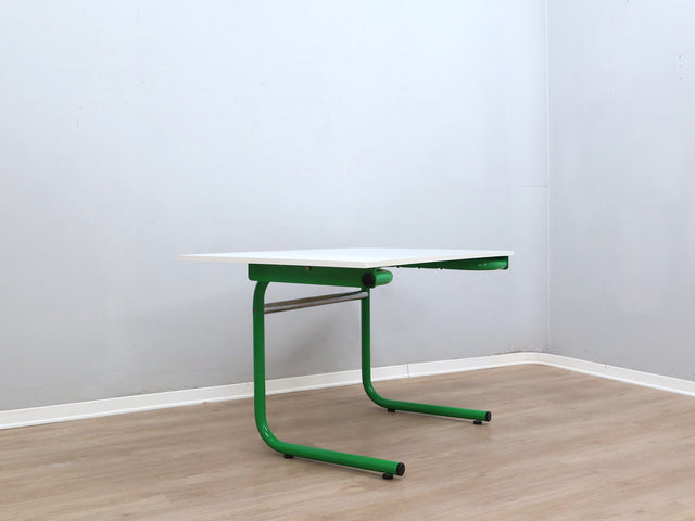 1960s Italian design with this minimalist vintage desk by Bieffeplast, attributed to Joe Colombo