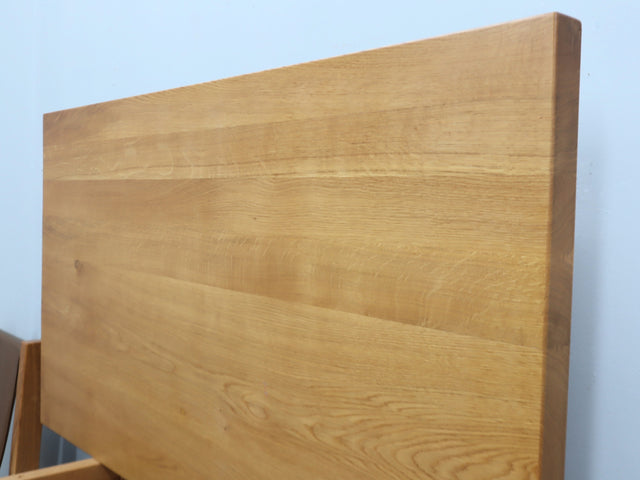 1970s Italian Brutalist Beech Desk & Leather Chairs Brutalist Schreibtisch Escritorio bureau vintage madera Castiglioni