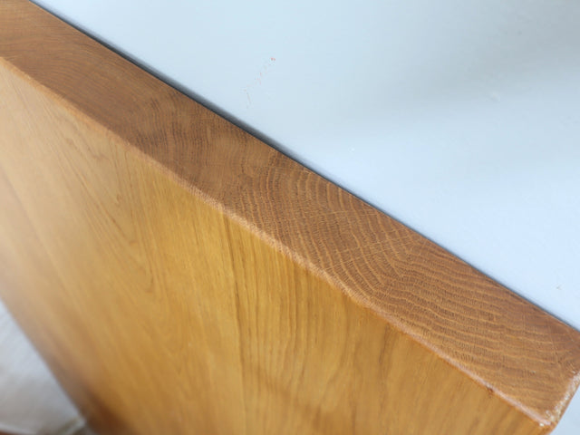 1970s Italian Brutalist Beech Desk & Leather Chairs Brutalist Schreibtisch Escritorio bureau vintage madera Castiglioni