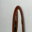 Campo e Graffi 1960s oval teak mirror, shell shape with circular mid-point accents. Totally restore, excellent condition. Unique vintage mirror commands attention.