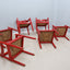 Carimate chairs Vico Magistretti CASSINA 1960s, set of 6