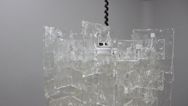 Murano glass chandelier Carlo Nason for Mazzega 1960s