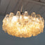 Poliedri glass chandelier Carlo Scarpa 1960s