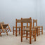 Set of 6 Charlotte Perriand (attributed) dining chairs 1960s