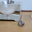 Cubosfera lamp by Alessandro Mendini for Fidenza Vetraria. Lampada vetro anni 60, 60er Glaskugel Lampe, lampe cube vintage, lámpara de mesa retro.