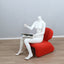 Rare red Djinn chair by Olivier Mourgue for Airborne; poltrona Space Age originale; fauteuil vintage rouge; seltener Djinn Sessel; sillón de diseño.