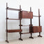 Edmondo Palutari teak bookcase DASSI 1950s