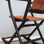 Mid century folding rocking chairs F.lli Reguitti 1950s