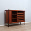 F.lli Proserpio teak cabinet bar Mobile anni 50 grissinato, tambour doors cabinet, Mid-century italienisches Design, aparador teca, buffet vintage.