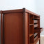 F.lli Proserpio teak cabinet bar Mobile anni 50 grissinato, tambour doors cabinet, Mid-century italienisches Design, aparador teca, buffet vintage.