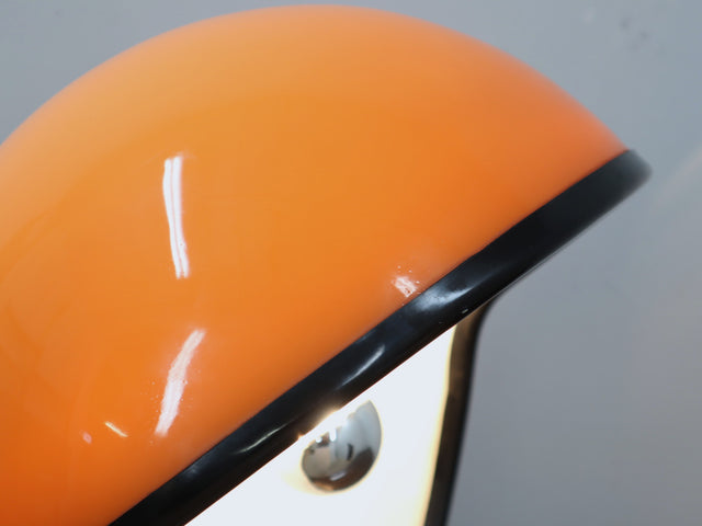 Fabio Lenci Birgitta lamp iGuzzini 1960s. Lampada Space Age arancione. Lampe orange vintage. Vintage Space Age Leuchte. Lámpara diseño italiano Sabot.