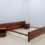 Fabio Lenci double bed with nightstands Bernini 1970s
