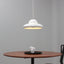 White Fior di Loto hanging lamp Afra Tobia ScarpaFLOS 1960s