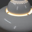 White Fior di Loto hanging lamp Afra Tobia ScarpaFLOS 1960s