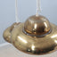 Fiori di Loto brass hanging lamp FLOS 1960s 