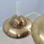 Fiori di Loto brass hanging lamp FLOS 1960s 