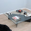 Large 1980s coffee table custom design by Helg & Albini Studio