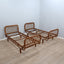 1960s Franca Helg for Bonacina rattan malacca daybeds. Paire lits jour en rotin Franca Helg 60s. Franca Helg Bonacina Rattan Daybeds.