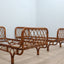 1960s Franca Helg for Bonacina rattan malacca daybeds. Paire lits jour en rotin Franca Helg 60s. Franca Helg Bonacina Rattan Daybeds.