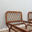 1960s Franca Helg for Bonacina rattan malacca daybeds. Paire lits jour en rotin Franca Helg 60s. Franca Helg Bonacina Rattan Daybeds.