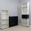 Vintage modular sheet-metal bookshelf B&B 1970s