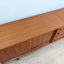 1960s George Coslin for 3V teak & rosewood sideboard. Enfilade en teck George Coslin 60s. George Coslin 3V Teak Palisander Sideboard 1960er.