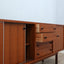 1960s George Coslin for 3V teak & rosewood sideboard. Enfilade en teck George Coslin 60s. George Coslin 3V Teak Palisander Sideboard 1960er.