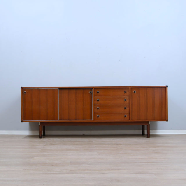 1960s George Coslin for 3V teak & rosewood sideboard. Enfilade en teck George Coslin 60s. George Coslin 3V Teak Palisander Sideboard 1960er.
