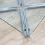 1960s Gianfranco Frattini 784 Cassina chrome & glass coffee table. Table basse chrome verre Frattini Cassina. Frattini 784 Cassina Couchtisch.