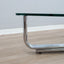 1960s Gianfranco Frattini 784 Cassina chrome & glass coffee table. Table basse chrome verre Frattini Cassina. Frattini 784 Cassina Couchtisch.