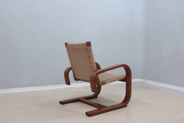 Giuseppe Pagano cantilever lounge chair 1940s