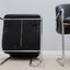 Vintage leather dining chairs Guido Faleschini 1970s