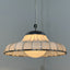 iGuzzini Meblo pendant lamp. Lampada a sospensione anni 60 acrilico e vetro. Suspension vintage space age. Mid-century modern chandelier.